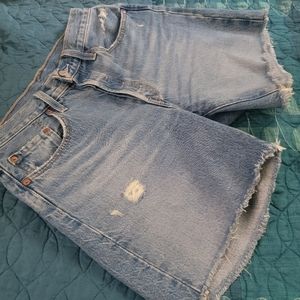 Levi's® Premium501® ORIGINAL HIGH RISE MID-THIGH WOMEN'S SHORTS